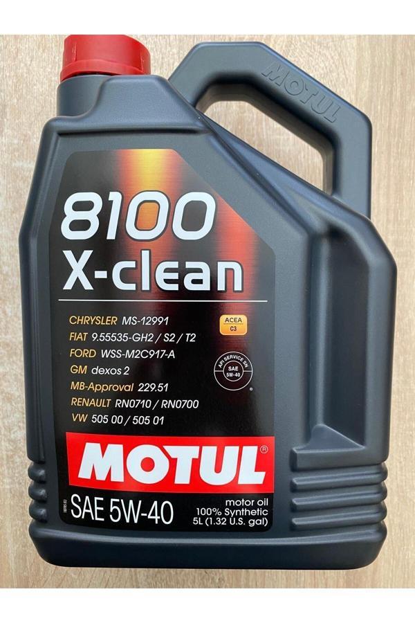 MOTUL 8100 X-clean 5w40 5 Litre - Image 1
