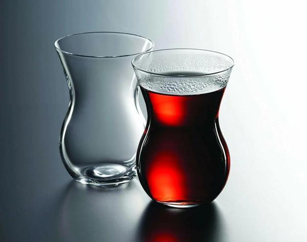 Paşabahçe f&d beykoz kristal çay bardak - 6 lı özel seri çay bardağı - Image 1