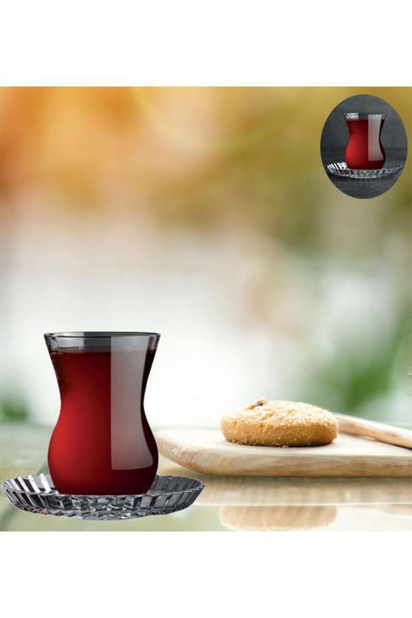 Paşabahçe beykoz crystallin çay takımı 12 parça çay bardağı seti - Image 1