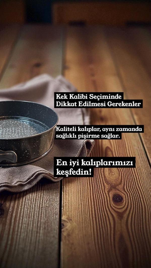 Yuvarlak kelepçeli kek kalıbı 23,5 cm. - Image 1