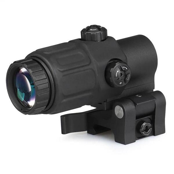 Nikula Magnifier 5x Yakınlaştırmalı Dürbün - 22mm Ray Uyumlu, Katlanır Yaylı Ayaklı - Image 1