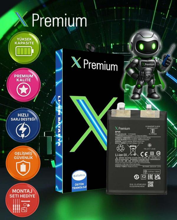 Xpremium Xiaomi Redmi Note 12 Pro 5G (BP4K) Batarya – 4900 mAh Süper Yüksek Kapasiteli Güçlendirilmiş Pil - Image 1