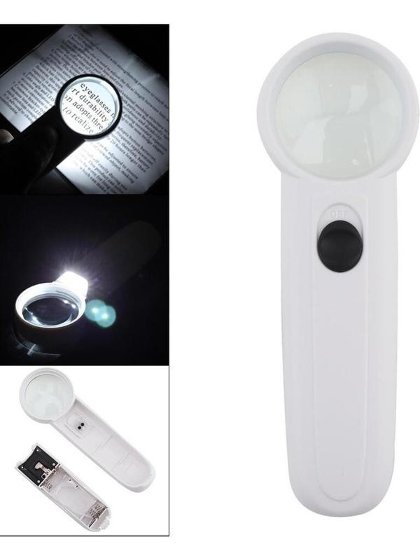 15X Çok Fonksiyonlu 2 Led Işıklı Taşınabilir El Büyüteç - Image 1