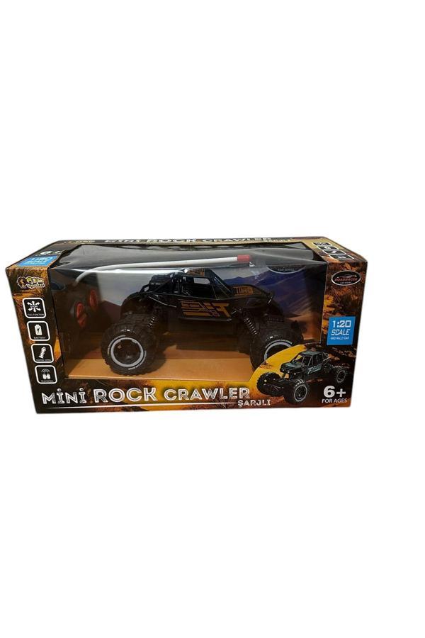 H.H.M Şenver Ticaret Kumandalı Şarjlı Arazi Aracı 1:20 Bej Renkli Mini Rock Crawler - Image 1
