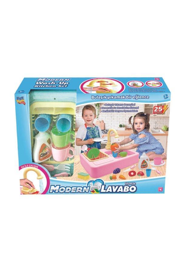 Şenver Toys Oyuncak Modern Lavabo Gerçek Su Akan Çeşme - Image 1