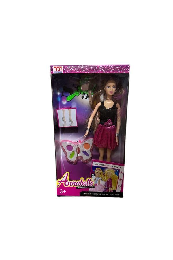 H.H.M Şenver Ticaret Oyuncak Bebek Makyaj Setli Bebek 30 Cm - Image 1