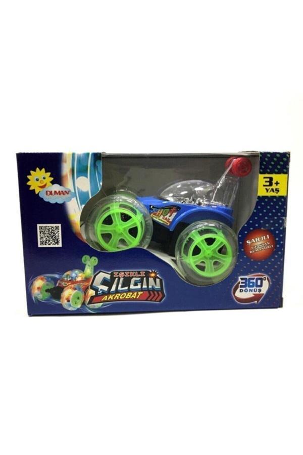 Şenver Toys Işıklı Mavi Çılgın Akrobat Şarzlı Uzaktan Kumandal - Image 1