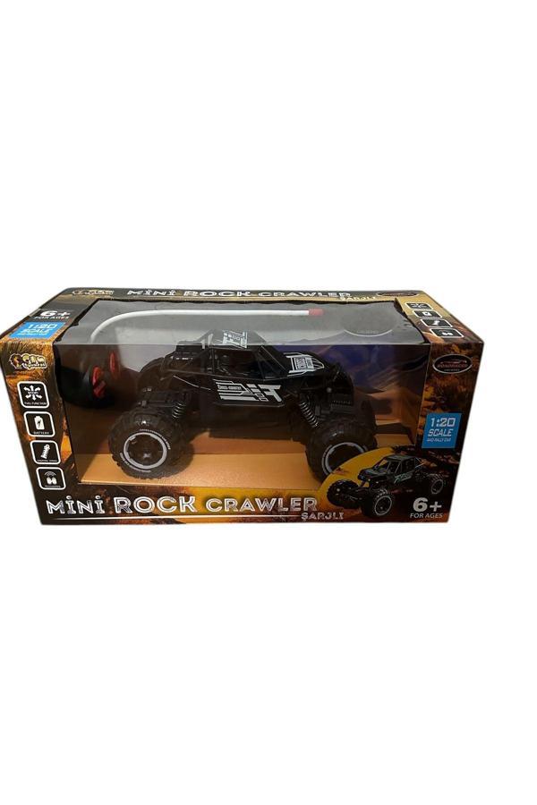 H.H.M Şenver Ticaret Kumandalı Şarjlı Arazi Aracı 1:20 Siyah Mini Rock Crawler - Image 1