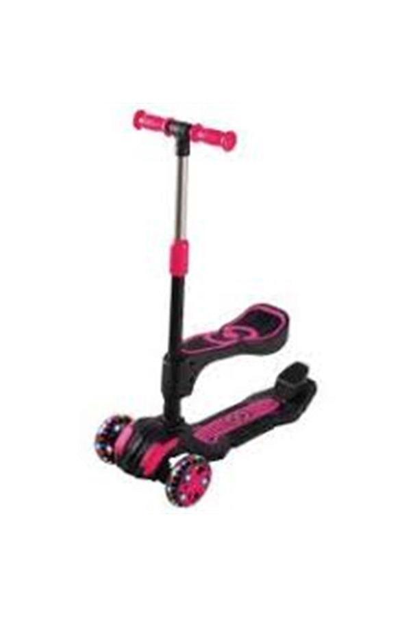 Furkan Fr59564 Cool Wheels Combo Oturaklı Scooter (Pembe) Adet - Image 1