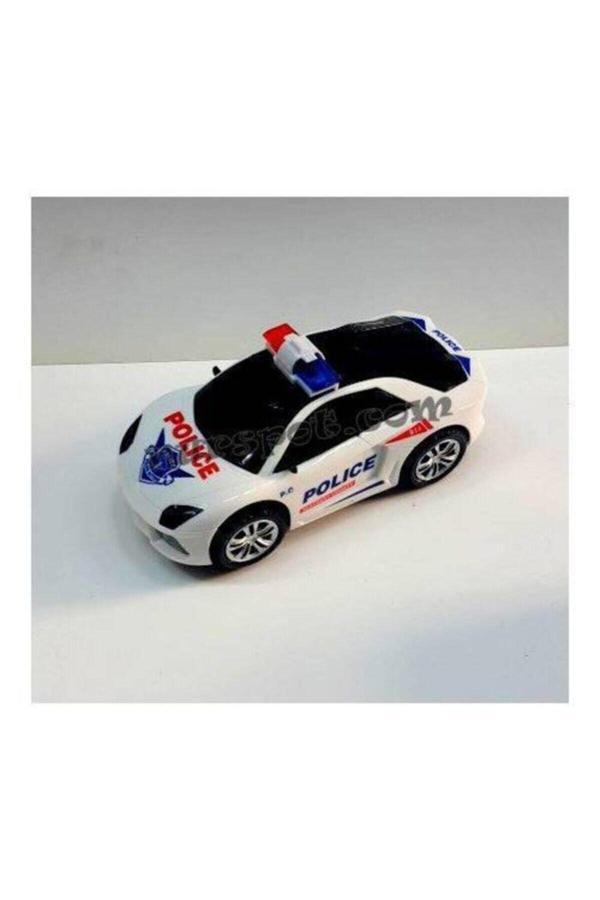 Alp Pilli Polis Arabası 3D Işıklı Oyuncak Sesli Işıklı Polis Arabası - Image 1