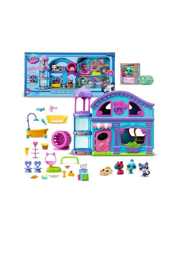 H.H.M Şenver Ticaret Littlest Pet Shop Lps Minişler Delüks Büyük Miniş Evi - 4 Figürlü Ve 20 Aksesuarlı - Image 1