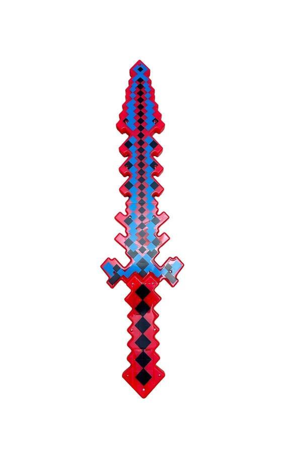 H.H.M Şenver Ticaret Minecraft Kılıç Sesli Ve Işıklı Sensörlü Kılıç Kırmızı Kılıç 60 Cm - Image 1