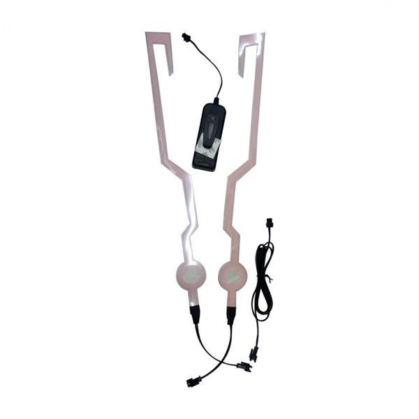 MOTOSPARTAN MOTOSİKLET KASK SÜSÜ 6 LED YEŞİL IŞIK GECE GÖRÜŞÜ  İÇİN - Image 1