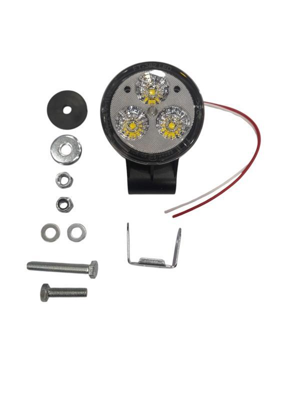 MOTOSPARTAN SİS FARI YUVARLAK 3 LED SARI IŞIK 1200LUMEN FT 362 D S CR - Image 1