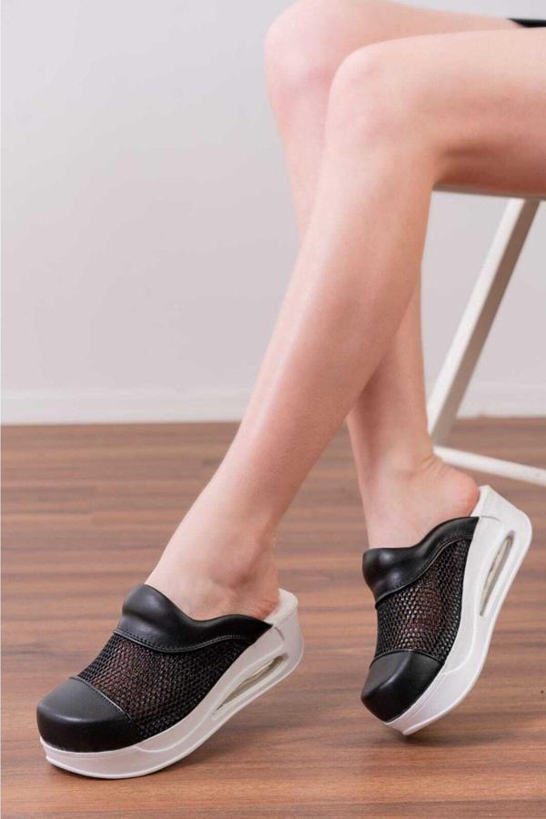 Blum Sabo Terlik Özel Tasarım Fileli Airmax Kadın Sabo Ortopedik Anatomik Doktor,Hemşire,Güzellik Merkezi Terliği - Image 1