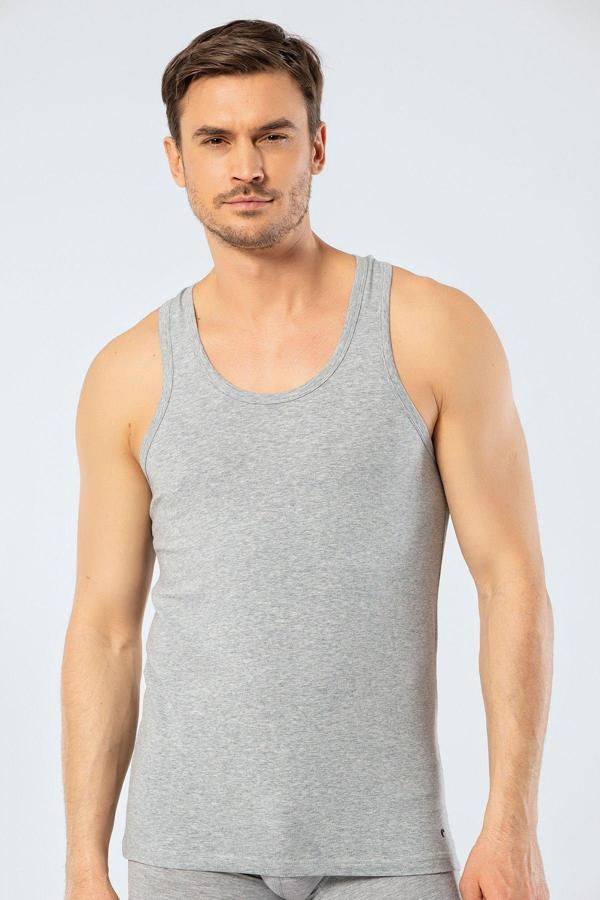 Cacharel Erkek Halter Yaka Spor Atlet 1302/Gri - Image 1