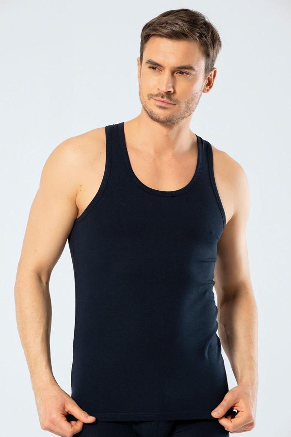 Cacharel Erkek Halter Yaka Spor Atlet 1302/LACİVERT - Image 1