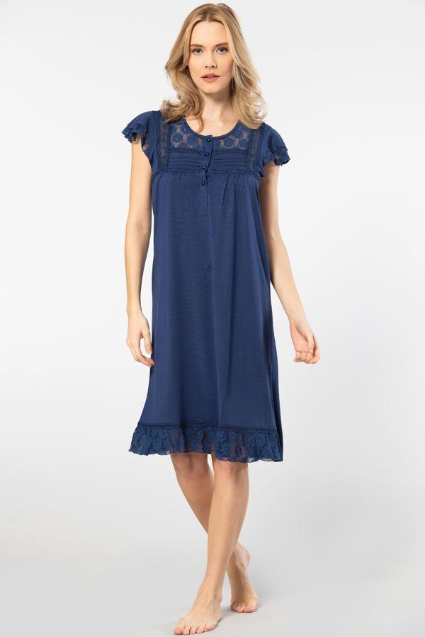 Türen Kadın Gecelik 3284/Lacivert - Image 1