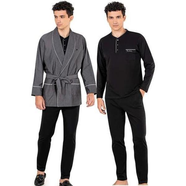 Pierre Cardin Erkek 3'lü Rob Takımı 5610 - Siyah - Image 1