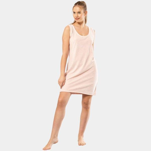 Türen Pamuklu Kadın Askılı Elbise 620/Pembe - Image 1