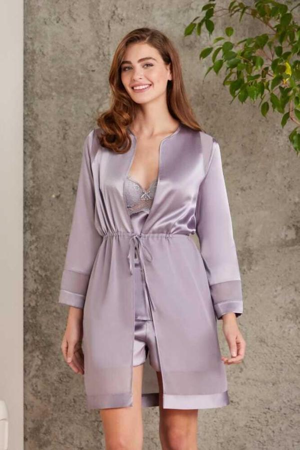 Pierre Cardin Saten Royal Dörtlü Gelin Çeyiz Seti 7035  - Image 1