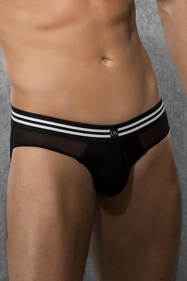 Doreanse Erkek Modal Siyah Jockstrap Fantezi Tanga String 1210 - Image 1