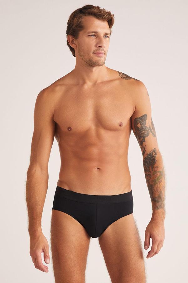 Kom Ariel Siyah Erkek Slip 2'li Avantajlı Paket - Image 1