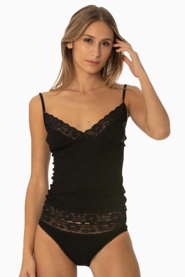 Pierre Cardin Kaşkorse Penye Çeyizlik Atlet Külot Tk 365 Siyah - Image 1