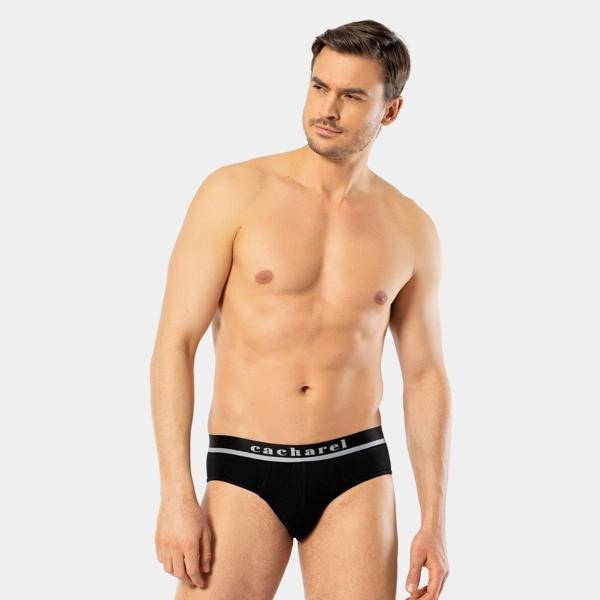 Cacharel Erkek Lastikli Slip 1312/Siyah - Image 1