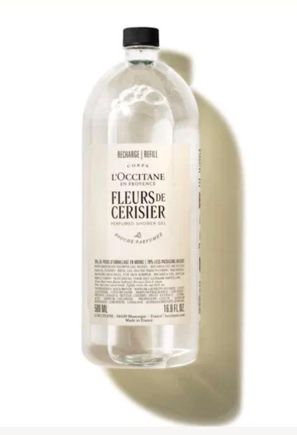 L'occitane Kiraz Çiçeği Duş Jeli Eko-Yedek 500 ml  - Image 1