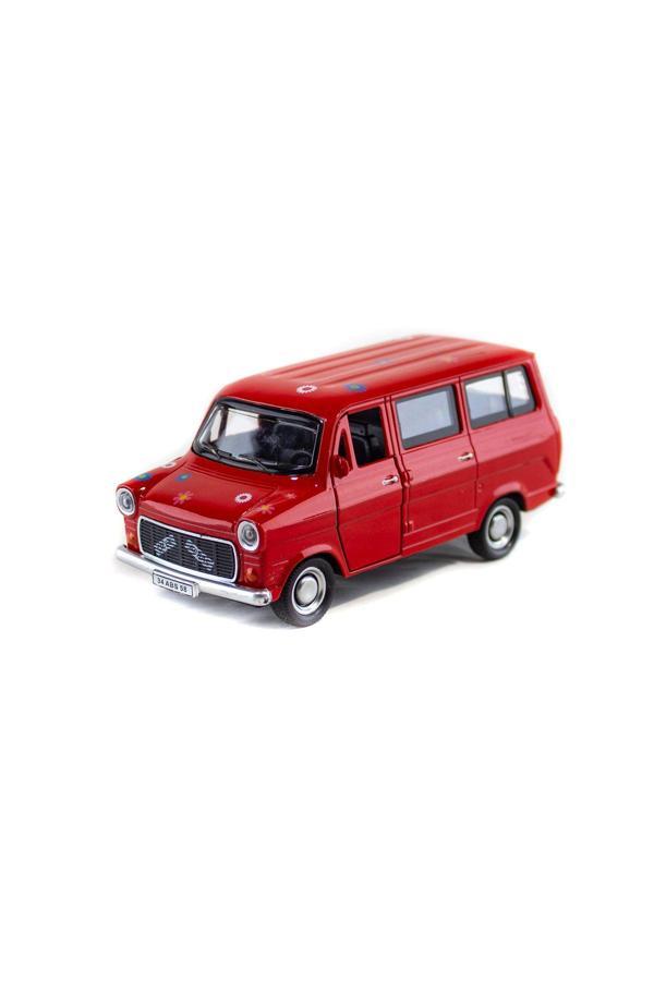 Erzi Oyuncak Metal Çiçek Abbas Çek Bırak Oyuncak Minibüs 13 Cm - Image 1