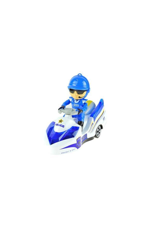 Erzi Oyuncak Polis Motosikleti Işıklı Sesli Pilli 20 Cm - Image 1