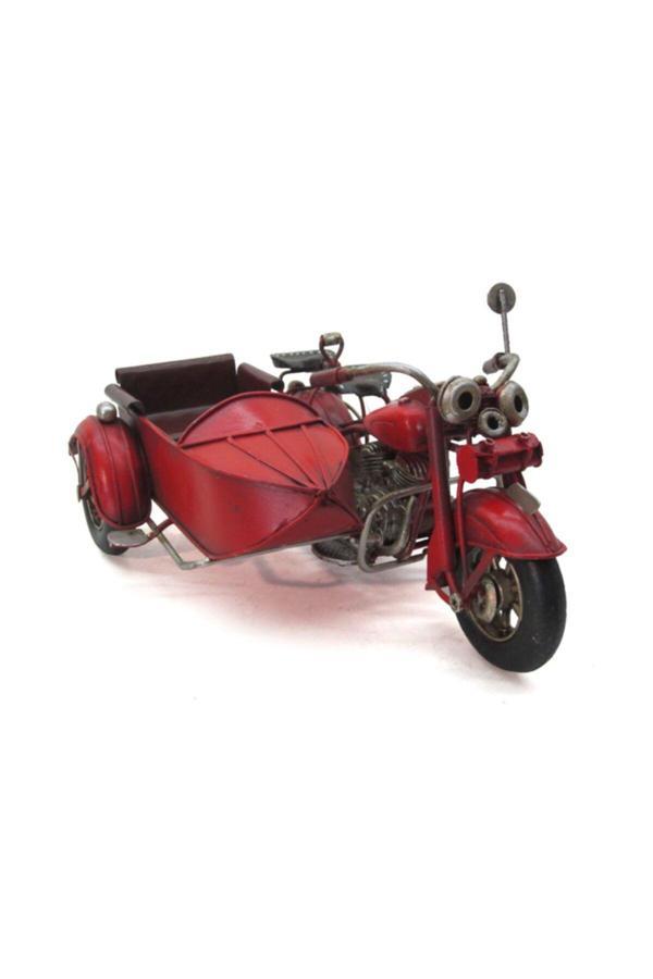 Erzi Dekoratif Metal Motosiklet Sepetli 1510A-7917 - Image 1