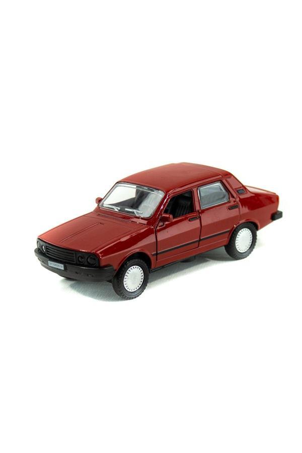 Erzi Metal Toros Işıklı Sesli Kırmızı Çek Bırak Oyuncak Araba 13 Cm - Image 1