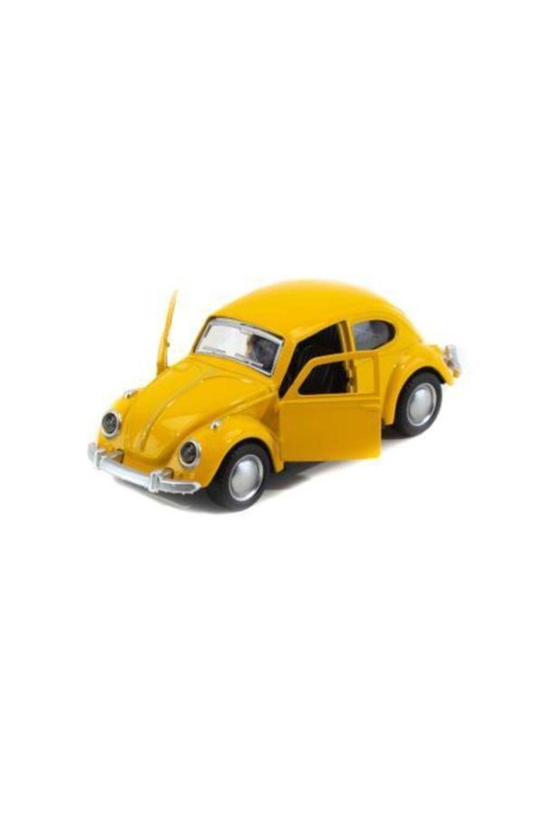 Erzi Metal Vosvos Araba Sarı Çek Bırak 12 Cm - Image 1