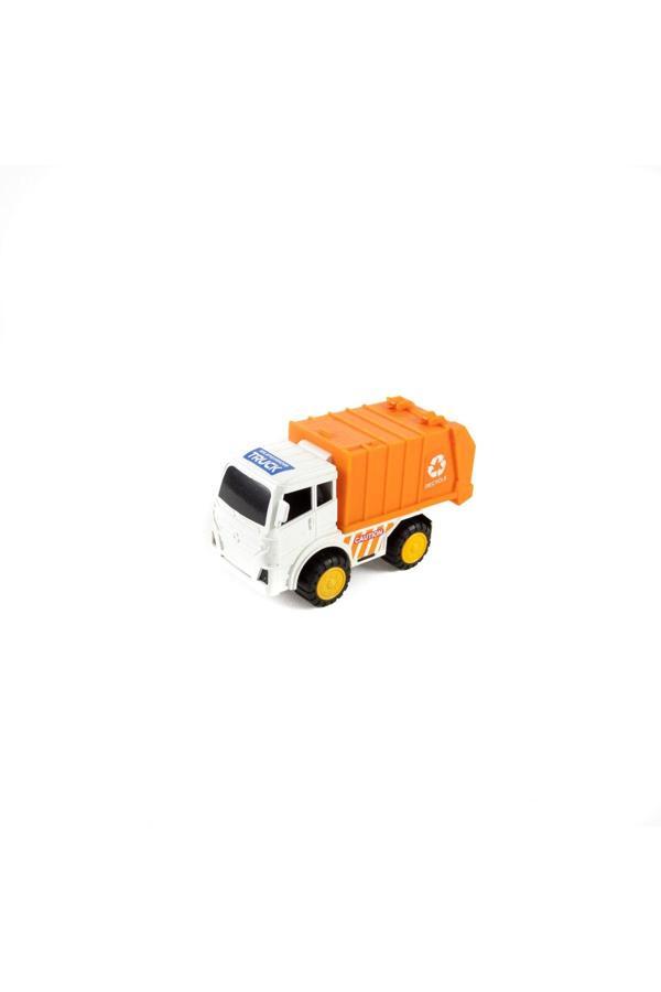 Erzi Oyuncak Mini Kamyon Sürtmeli Turuncu - Image 1