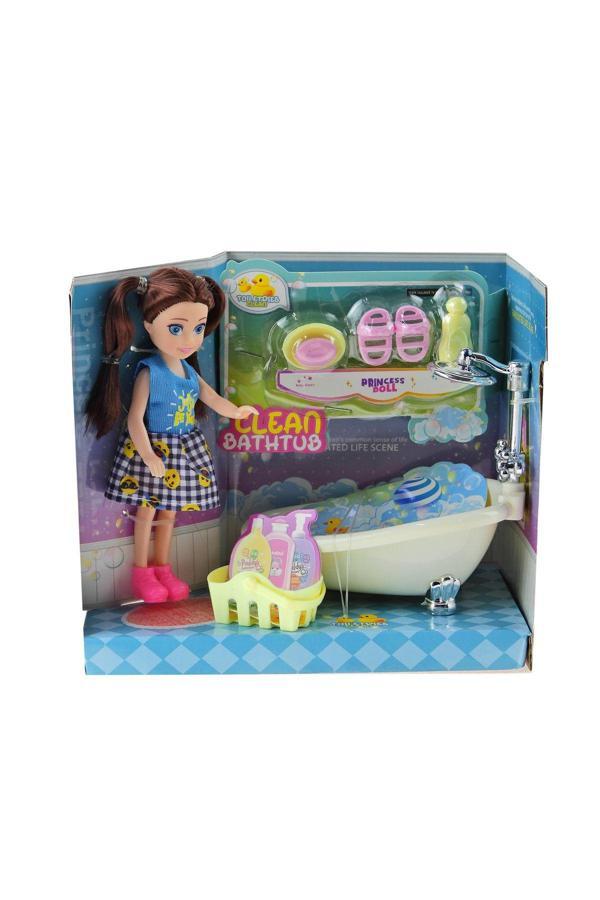 Erzi Oyunca Bebek Bella Banyo Seti 8 Parça - Image 1