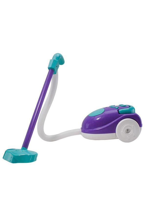 Erzi Oyuncak Elektirikli Süpürge Mor Büyük Boy Süpürge - Image 1