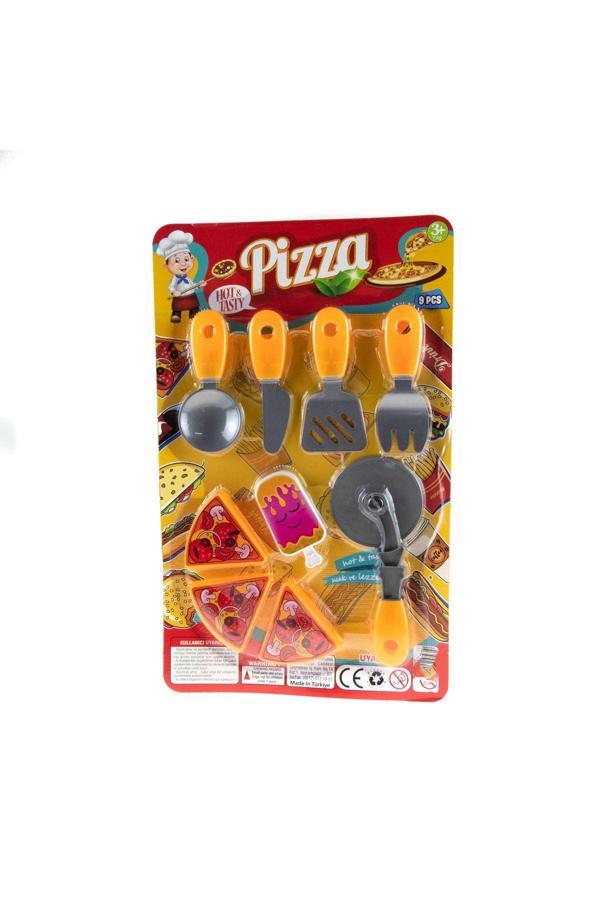 Erzi Oyuncak Pizza Seti 9 Parça - Image 1