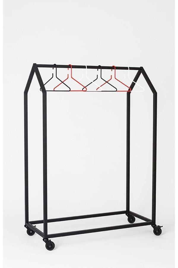 Hitit Dekorasyon Cloth Siyah Metal Askılık - Image 1