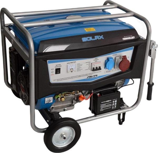 Solax YM8000LQE-3 Trifaze Benzinli Marşlı Jenerator - Image 1
