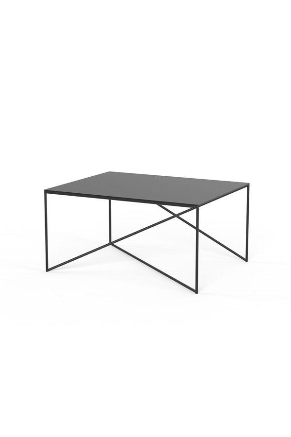 Hitit Dekorasyon Sat Siyah Metal Orta Sehpa - Image 1