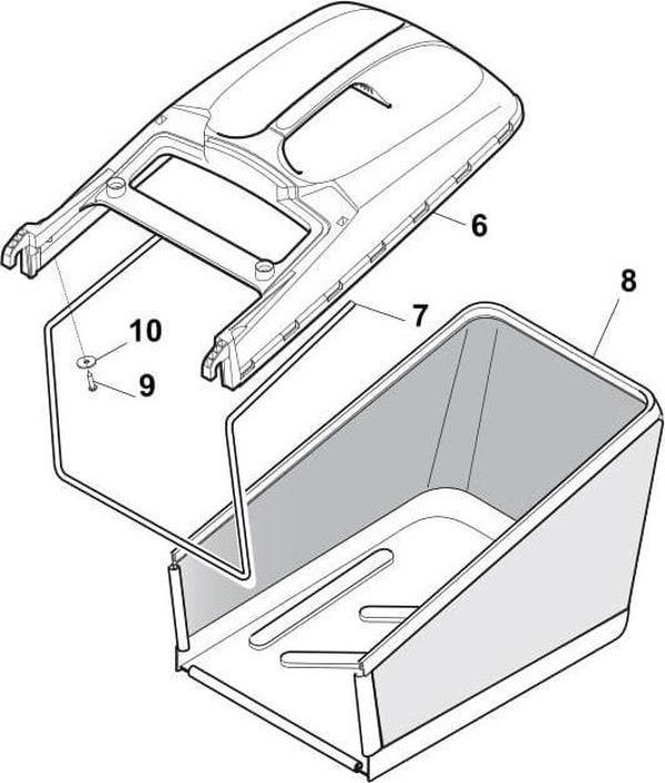 Stiga 53 SQB Çim Biçme Makinesı Sepet Filesi no.8 - Image 1