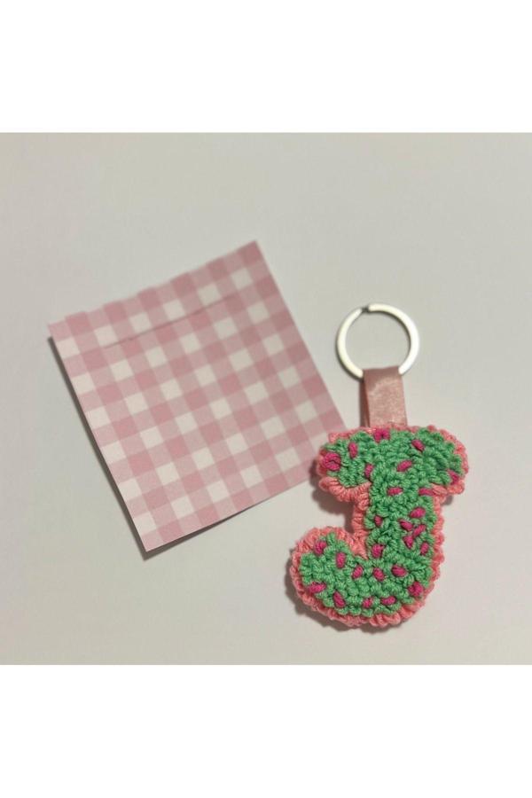My Balli Store J Harf Punch Anahtarlık Ve Çanta Aksesuar - Image 1