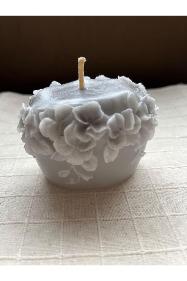 El Yapımı Çiçek Mum 200Gr Organik Soya - Image 1