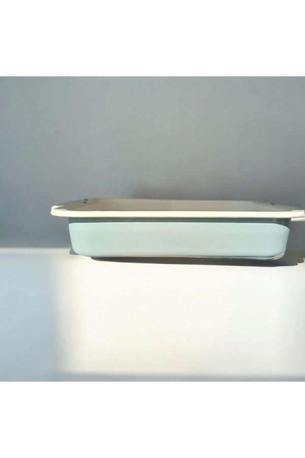 My Balli Store Pour La Maison Emaye Fırın Kabı Yeşil (29,5×22×5) - Image 1