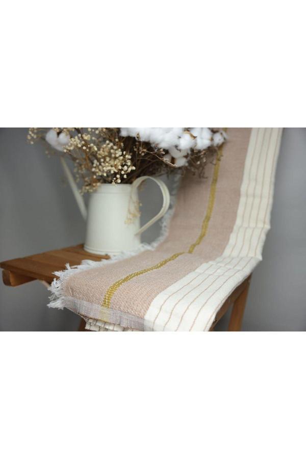 El Yapımı Organik Pamuklu Peştemal - Image 1