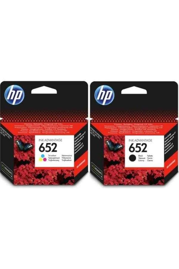 Hp 652 F6V24A / F6V25A Siyah Ve Renkli Avantaj Paket Kartuş / Deskjet Ink Advantage - Image 1
