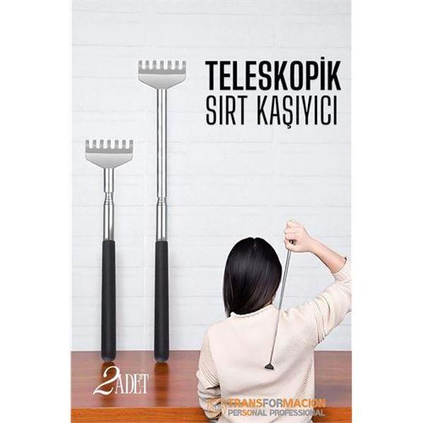 Modacar Sırt Kaşıyıcı - Telekopik 56 cm Sırt Kaşıma Aparatı Hanımeli 2 li SET - Image 1