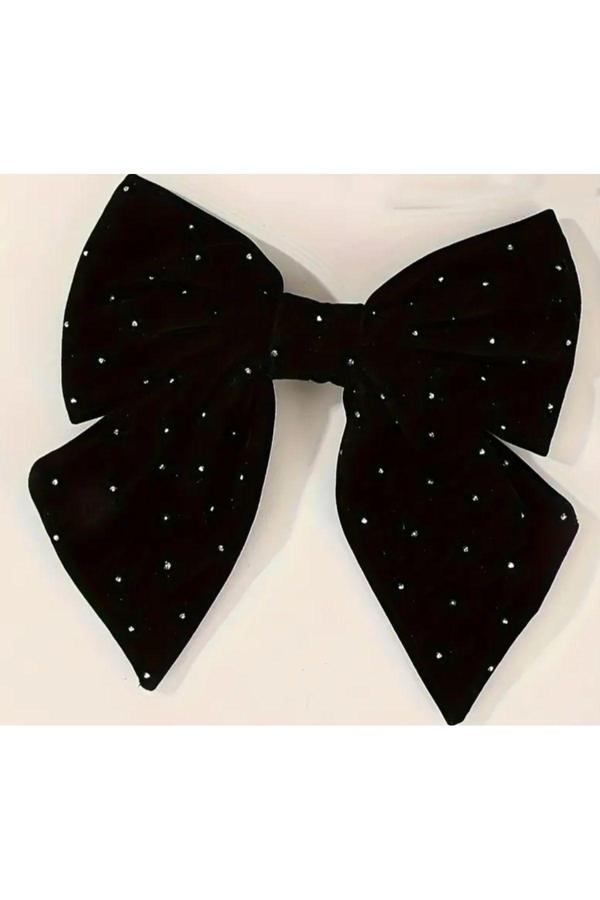 My Balli Store Kadife Taşlı Kurdele Toka Kırmızı - Image 1